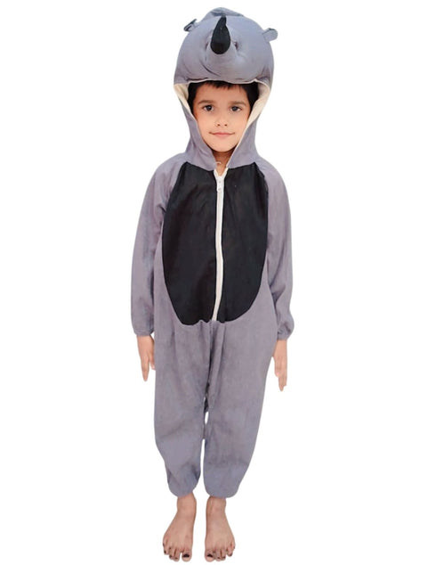 Rhino Wild Forest Animal Kids Fancy Dress Costume