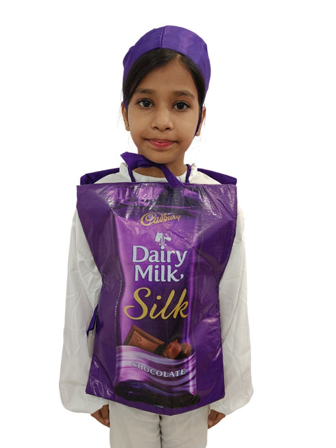 Dairy Milk Chocolate Sweet Kids Fancy Dress Costume