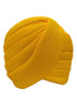 Yellow Punjabi Pagdi Sardar Ji Indian Traditional Turban Costume Accessory for Boys and Men 8-14 Years