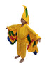 Yellow Bird Macaw With Multicolor Wings Kids Fancy Dress Costume
