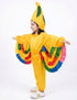 Yellow Bird Macaw With Multicolor Wings Kids Fancy Dress Costume