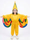 Yellow Bird Macaw With Multicolor Wings Kids Fancy Dress Costume