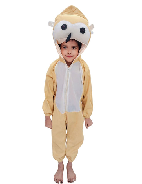 Owl Ullu Nocturnal Bird Kids Fancy Dress Costume
