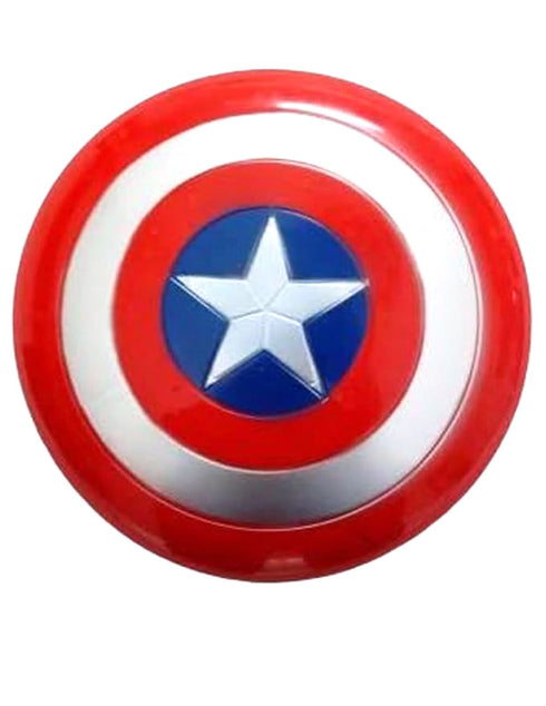 Buy Metal Look Blue American Shield Avengers Kids Fancy Dress Accessory