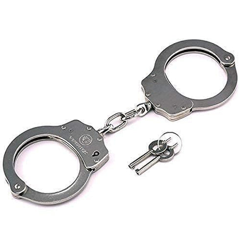 Prisoner Handcuffs Light Metal Hathkadi Working Lock & Parts Fancy Dress Costume Accessory