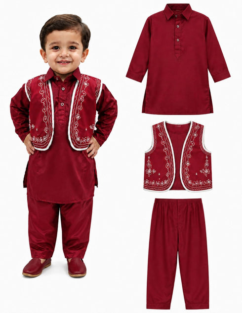 Kashmiri Pathani suit Indian State Fancy Dress Costume for Boys