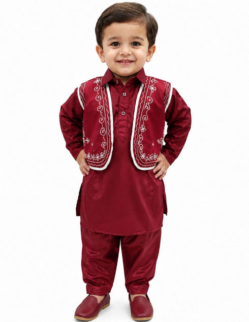 Kashmiri Pathani suit Indian State Fancy Dress Costume for Boys