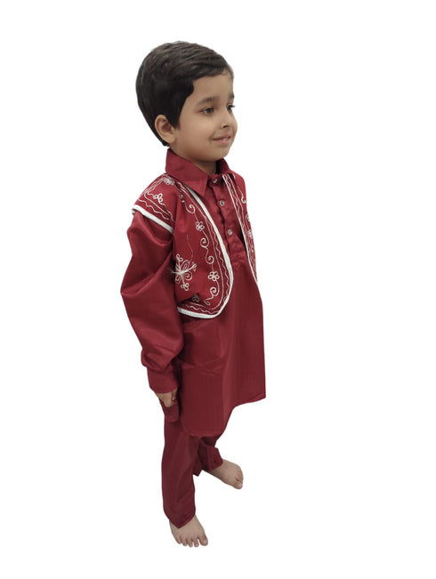 Book My Costume Kashmiri Pathani suit Indian State Fancy Dress Costume for Boys