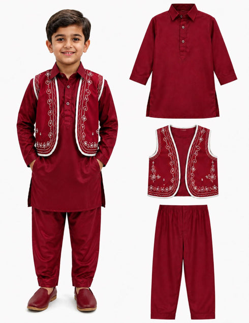 Kashmiri Pathani suit Indian State Fancy Dress Costume for Boys