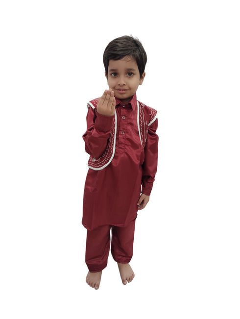 Book My Costume Kashmiri Pathani suit Indian State Fancy Dress Costume for Boys