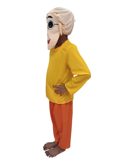 Patlu Indian Cartoon Character Kids Fancy Dress Costume for Boys