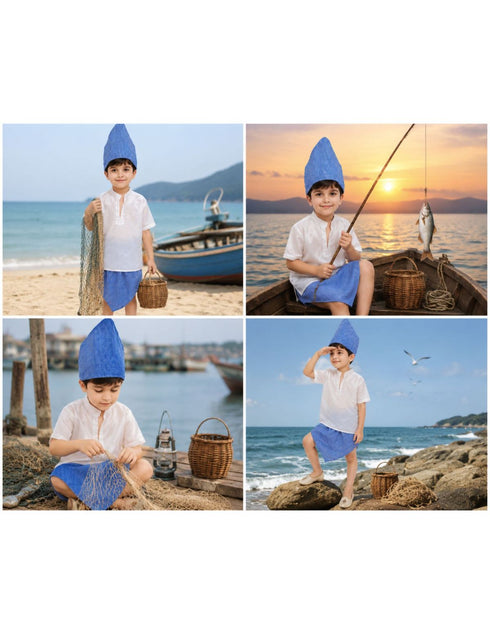 Maharashtrian Fisherman Machuara Kids Fancy Dress Costume for Boys
