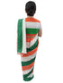 BookMyCostume Tricolour Saree Indian Patriotic Independence Day for Girls Fancy Dress Costume