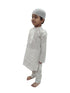 BookMyCostume Muslim Boy White Kurta Pyjama & Cap Indian State Fancy Dress Costume for Boys Kids & Adults