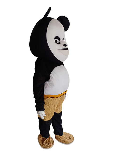 BookMyCostume Panda Dragon Warrior Cartoon Movie Mascot Costume For Birthday Party & Theme Events | Full Size Adults