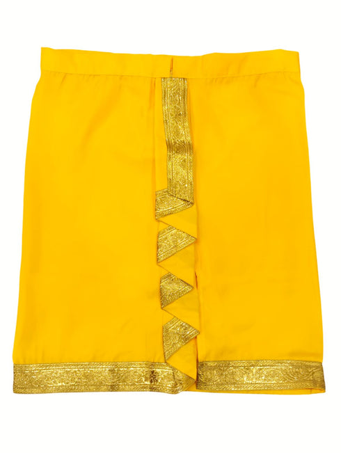 Punjabi Bhangra Baisakhi Folk Dance Costume for Boys and Men | Yellow & Red