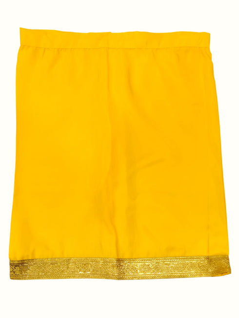 BookMyCostume Punjabi Bhangra Baisakhi Folk Dance Costume for Boys and Men | Yellow & Red