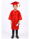 Red Graduate Scholar Graduation Day Gown Kids & Adults Fancy Dress Costume