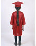 Red Graduate Scholar Graduation Day Gown Kids & Adults Fancy Dress Costume