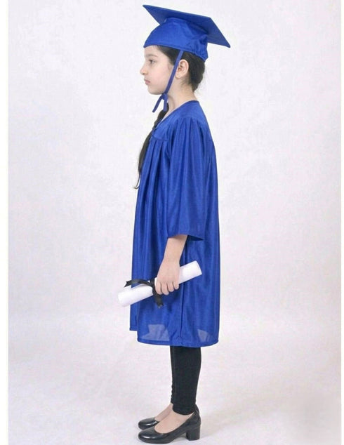 Blue Graduate Scholar Graduation Day Gown Kids & Adults Fancy Dress Costume