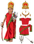 Durga Mata Hindu Goddess Girls Fancy Dress Costume for Shoots and Role Play