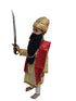 BookMyCostume Chhatrapati Shivaji Maharaj Indian Maratha Warrior King Kids & Adult Fancy Dress Costume for Boys with Beard & Talwar
