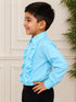 Blue Frills Shirt Kids Fancy Dress Costume
