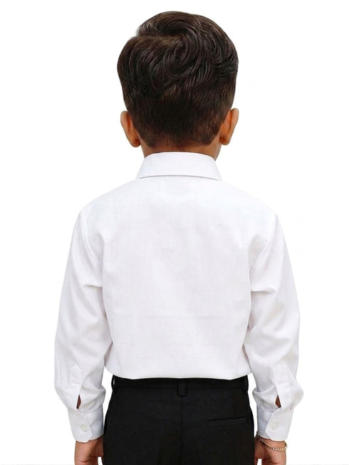 White Frills Shirt Kids Fancy Dress Costume