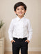 White Frills Shirt Kids Fancy Dress Costume