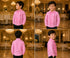Pink Frills Shirt Kids Fancy Dress Costume