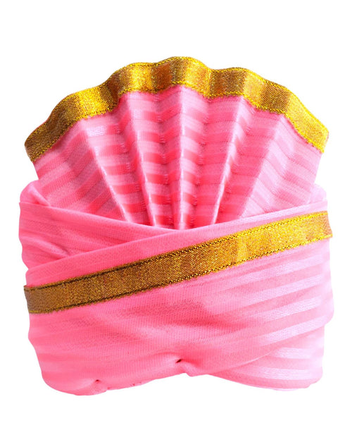 Pink Barati Pagdi Adults Fancy Dress Accessory