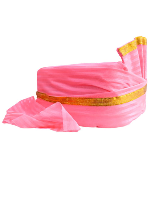 Pink Barati Pagdi Adults Fancy Dress Accessory