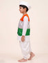 Patriotic Dhoti Kurta Tricolour Jacket Nehru Cap Kids Fancy Dress Costume