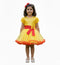 Red & Yellow Fire Western Dance Skirt Girls Fancy Dress Costume - Premium