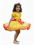 Red & Yellow Fire Western Dance Skirt Girls Fancy Dress Costume - Premium