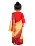 Bihu Dance Saree Assamese Indian State For Girls Fancy Dress Costume for Girls