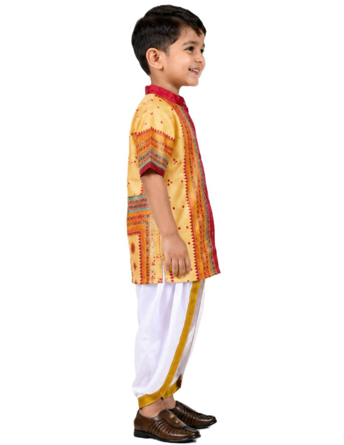Bihu Dance Boy Assamese Indian State Kids Fancy Dress Costume