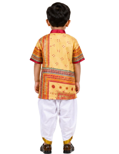 Bihu Dance Boy Assamese Indian State Kids Fancy Dress Costume