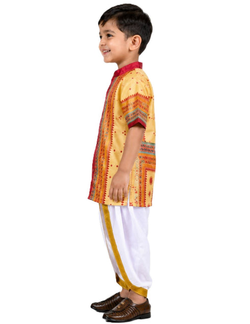 Bihu Dance Boy Assamese Indian State Kids Fancy Dress Costume