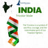Set of 5 Tricolor Stole Tiranga Independence Day Kids & Adults Costume Accessory