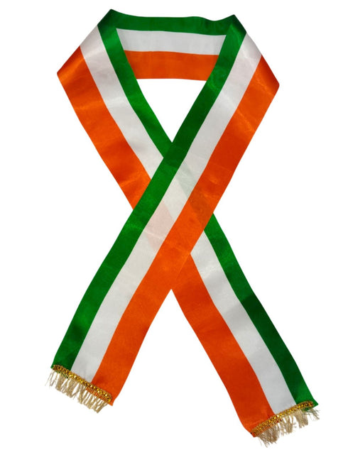 Set of 5 Tricolor Stole Tiranga Independence Day Kids & Adults Costume Accessory