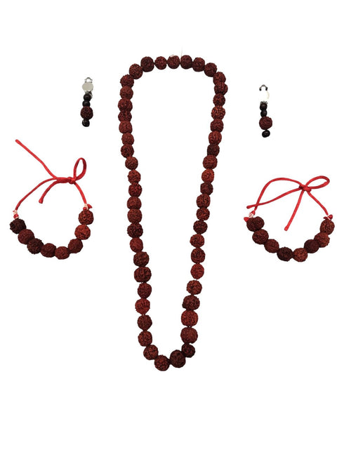 Rudraksha Jewellery Complete Set Kids and Adult Fancy Dress Costume Accessory