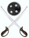 BookMyCostume Sword & Shield Talwar Dhal Plastic Costume Accessory Set