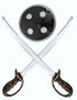 BookMyCostume Sword & Shield Talwar Dhal Plastic Costume Accessory Set