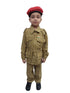 BookMyCostume Security Guard Foreign Police Khaki Kids & Adult Fancy Dress Costume