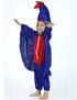 Peacock Blue Jumpsuit Indian National Bird Kids Fancy Dress Costume