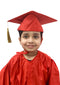 Red Graduate Scholar Cap Graduation Day Kids & Adults Fancy Dress Costume Accessory