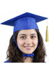 Blue Graduate Scholar Cap Graduation Day Kids & Adults Fancy Dress Costume Accessory