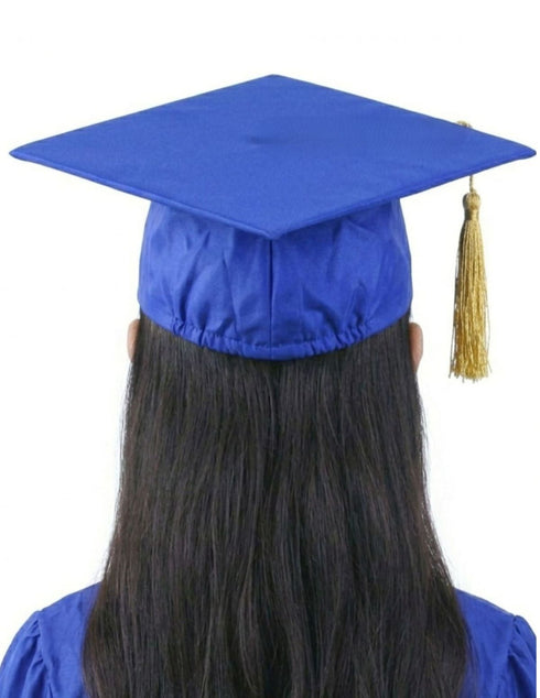 Blue Graduate Scholar Cap Graduation Day Kids & Adults Fancy Dress Costume Accessory