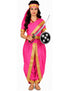 Rani Laxmi Bai Saree with Jewellery Jhansi Ki Rani Freedom Fighter Manikarnika for Girl Kids and Adult Fancy Dress Costume